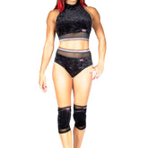 Velvet Grip Knee Pads - Black